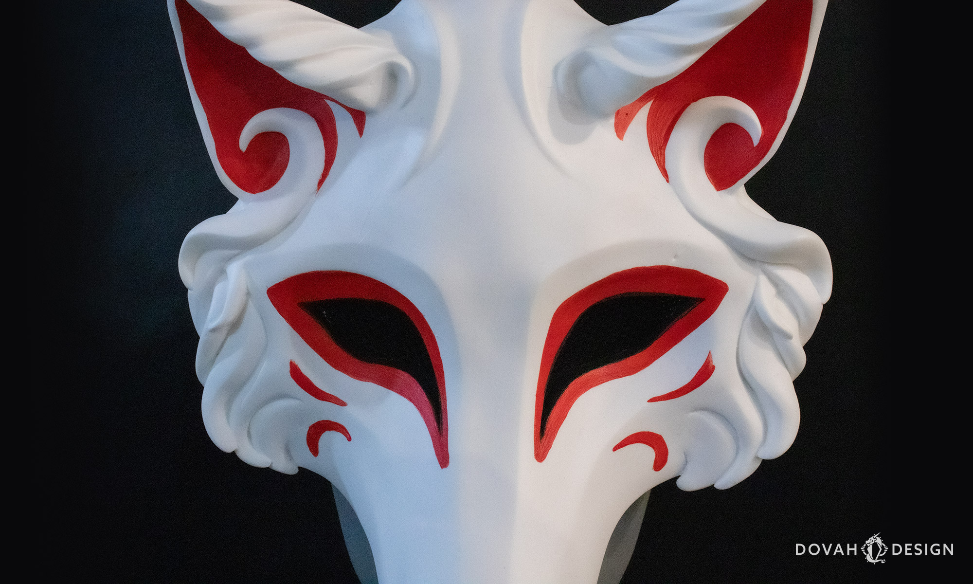 Kitsune Mask for sale by Dovah Design