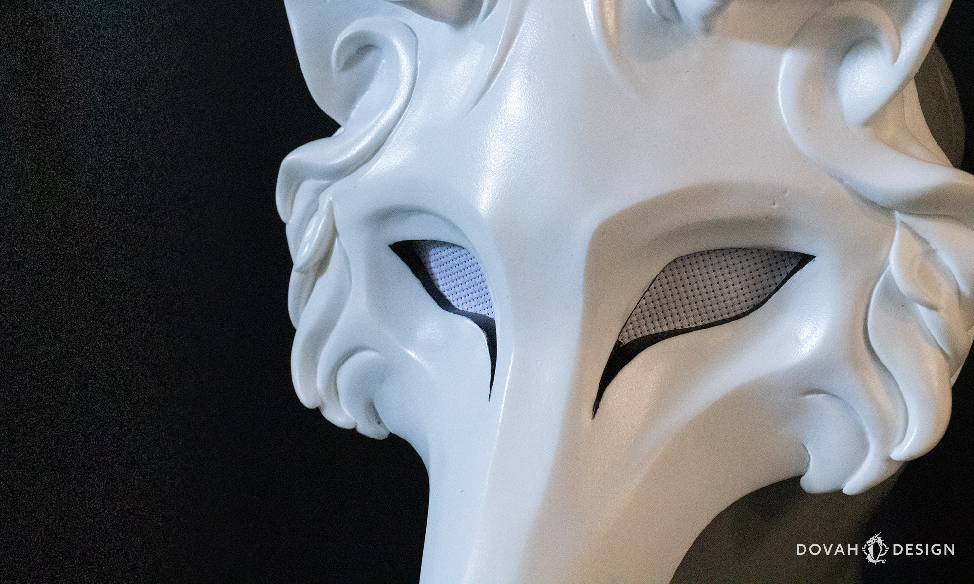 White Wolf Mask - Dovah Design